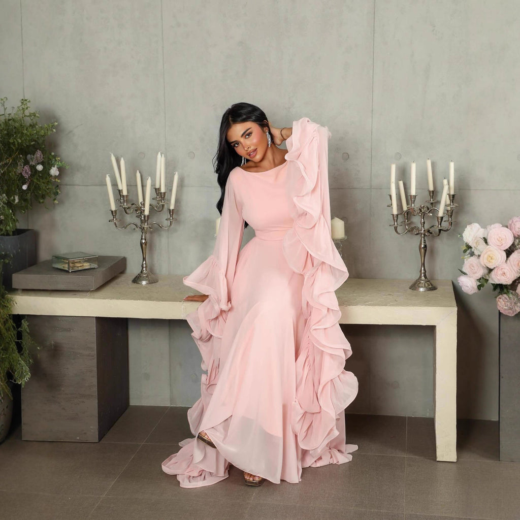 Style Flared Tulle Dress Evening Gown