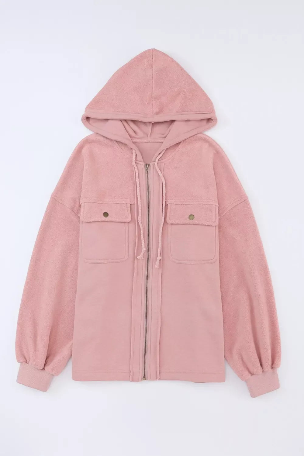 Casual Zip Up Jacket with Pockets