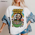 Funny Halloween Graphic T-Shirt – Retro Horror Cereal Tee, Spooky Movie Character Shirt