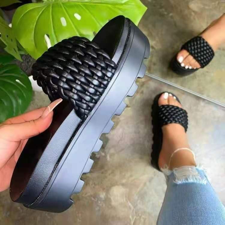 New Large Size Sandal Women New Ebay Foreign Trade Thick Bottom