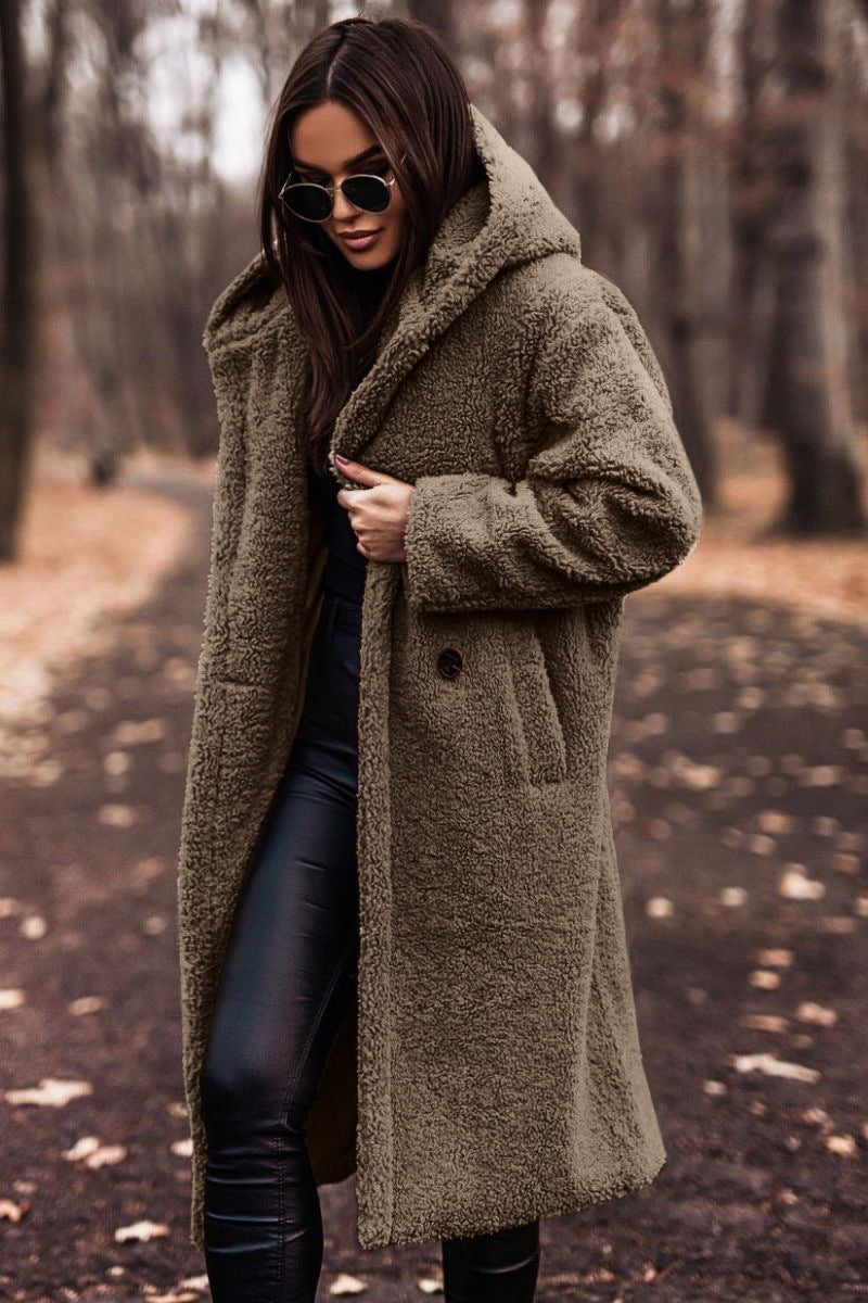 Women's Faux Fleece Teddy Coat
