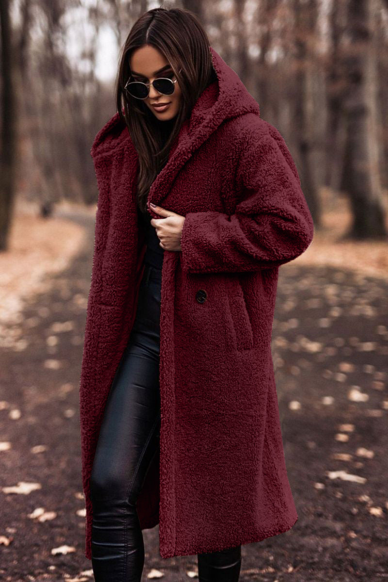 Women's Faux Fleece Teddy Coat