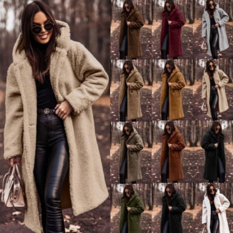 Women's Faux Fleece Teddy Coat