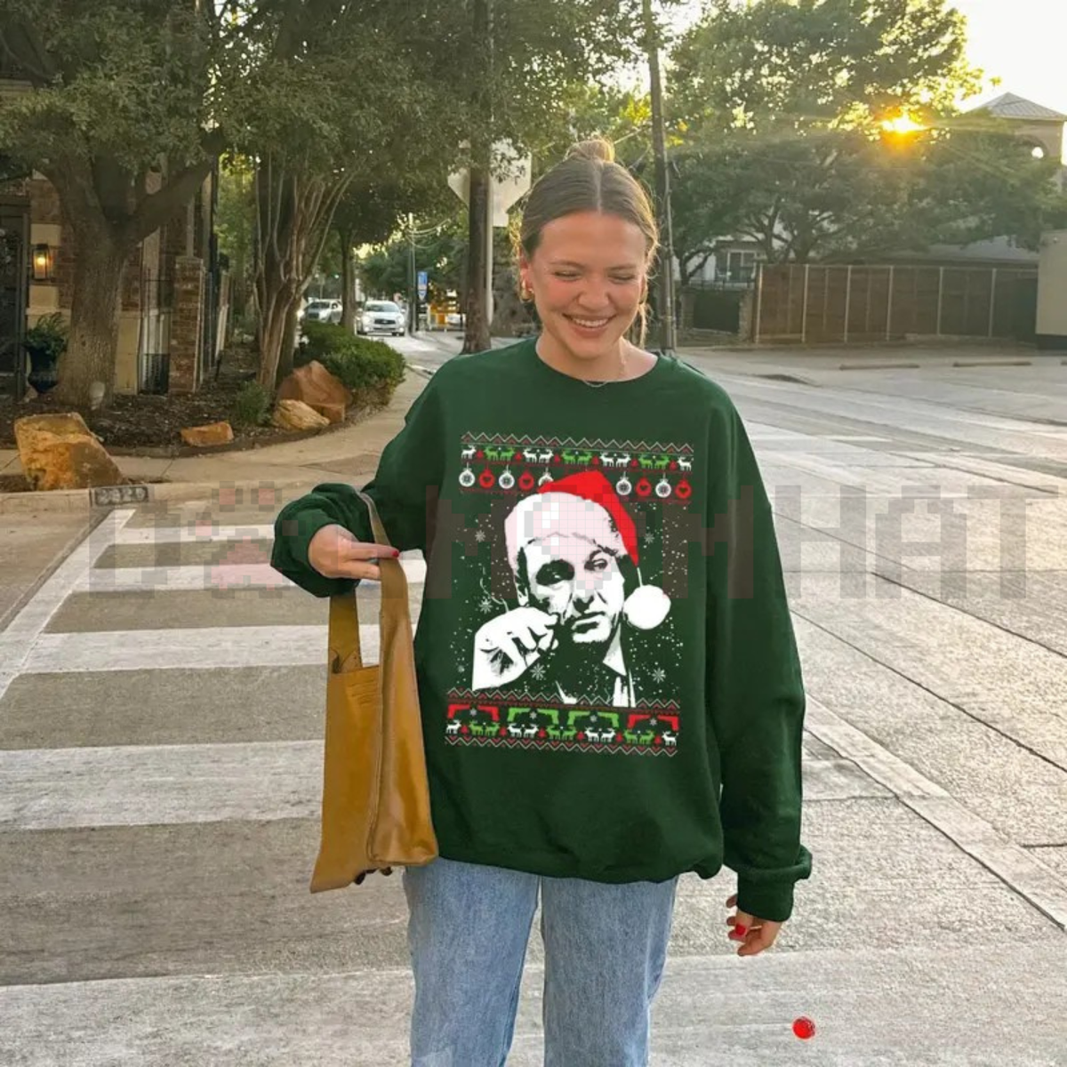 Tony Soprano Ugly Christmas Sweatshirt