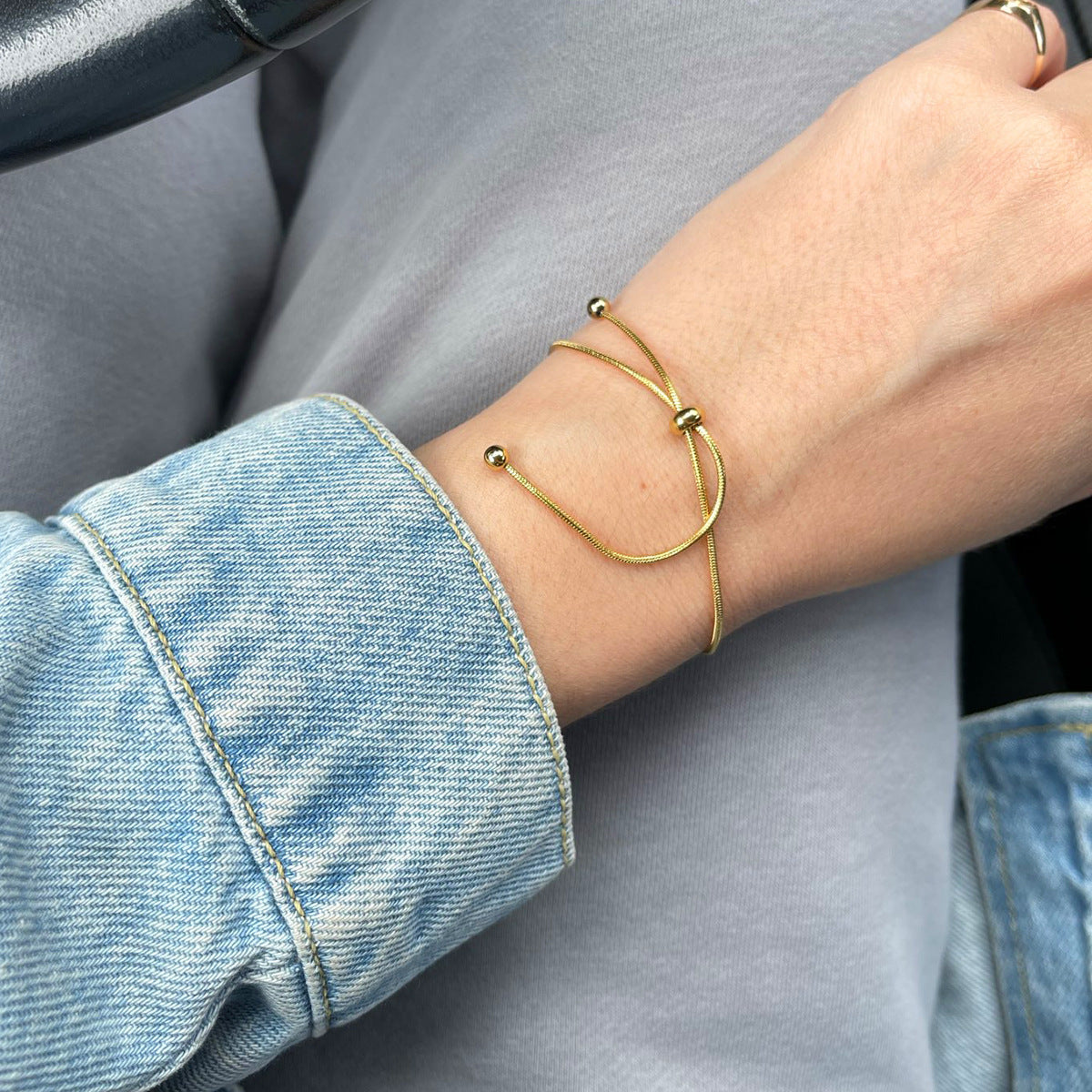 Simple And Versatile Long Tassel Necklace