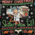 "Merry Christmas Shitter Was Full" Sweatshirt – Funny Holiday Sweatshirt, Vintage Movie Quote