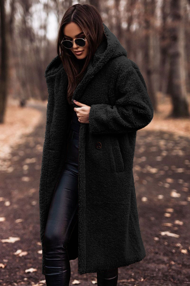 Women's Faux Fleece Teddy Coat