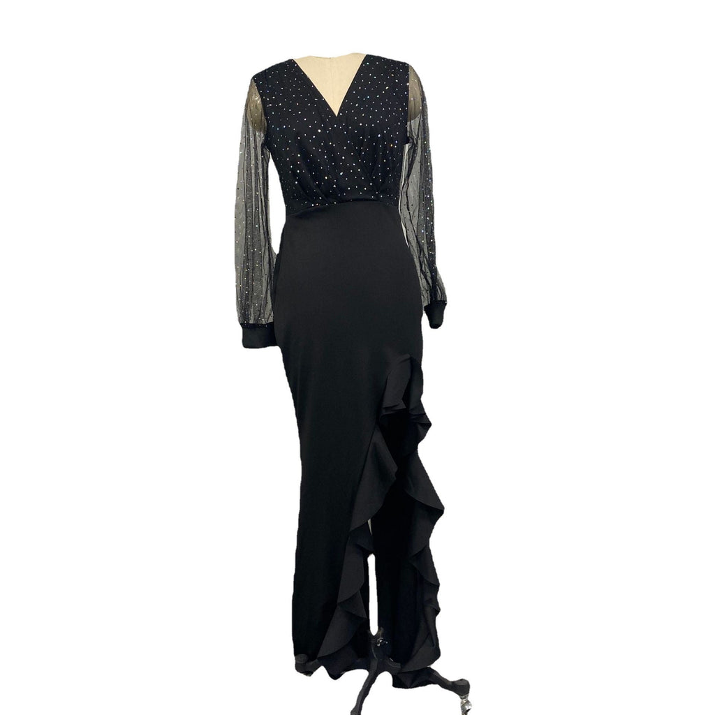 Artistic Mesh Sequins Temperament Dress