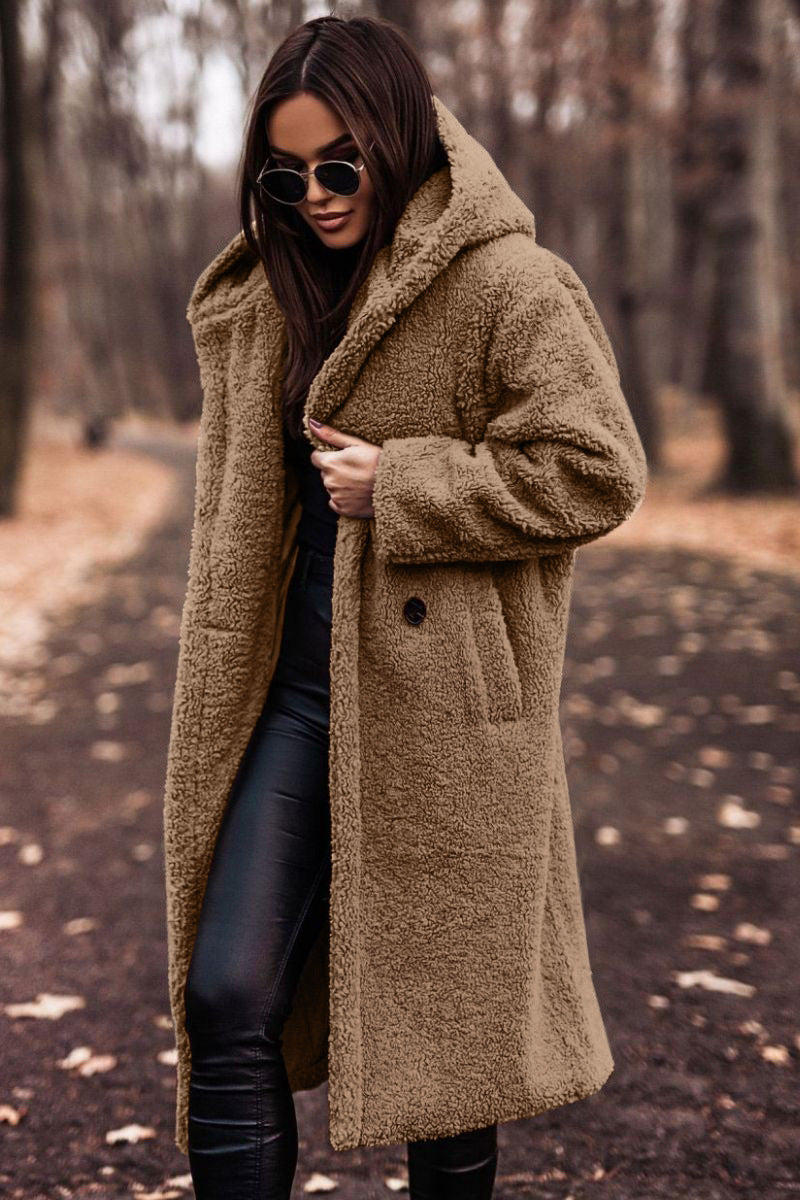 Women's Faux Fleece Teddy Coat