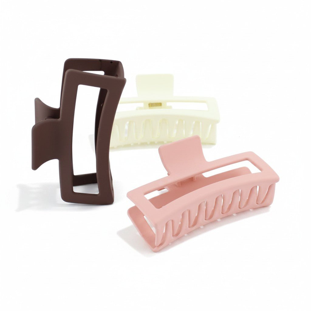 5-Inch Large Claw Clips – 3-Pack Non-Slip Hair Clips for Thick Hair