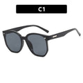 Curved piece retro new sunglasses for women, with a high-end feel, UV resistant sunglasses