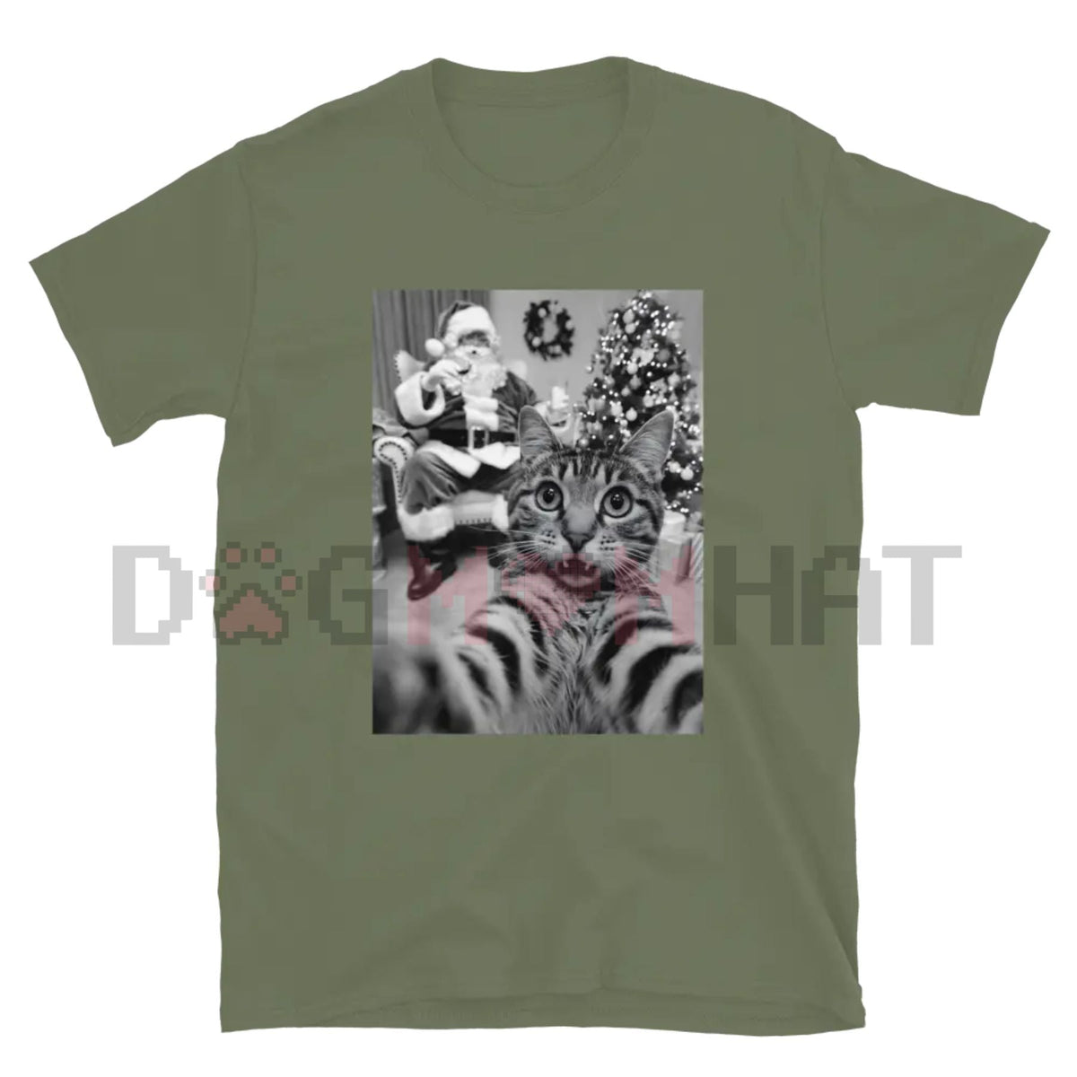 Claws and Claus Unisex T-Shirt – Funny Holiday Pun & Edgy Christmas Graphic Tee
