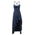 Irregular Asymmetric Slash Neckline Bodycon Dress