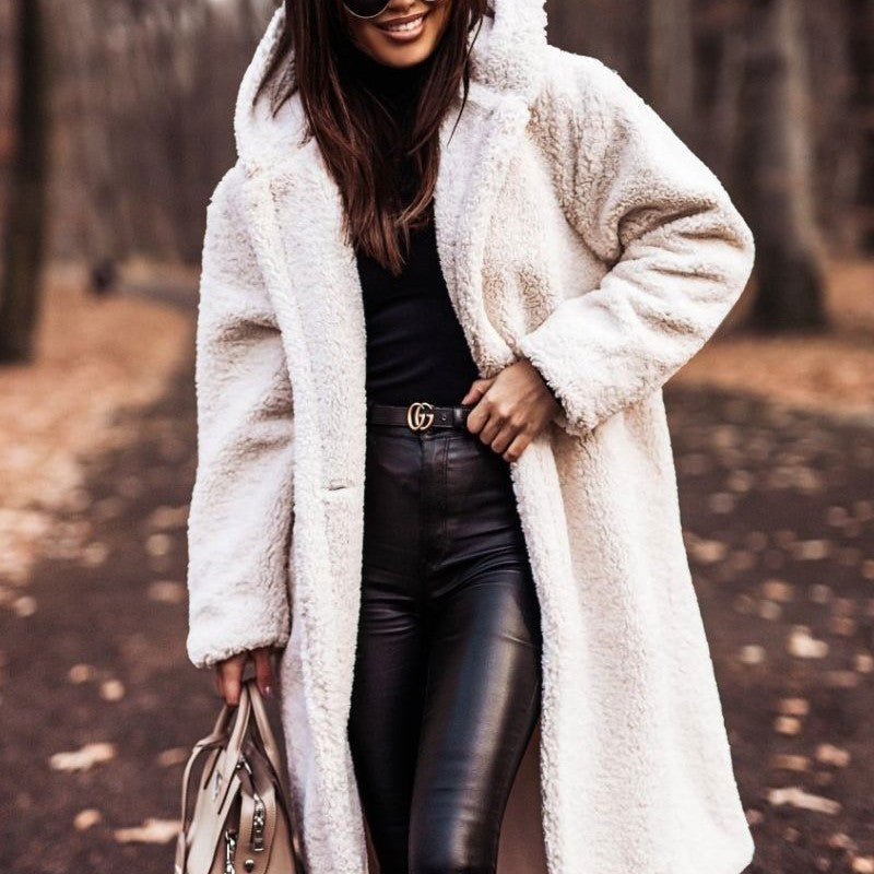 Women's Faux Fleece Teddy Coat