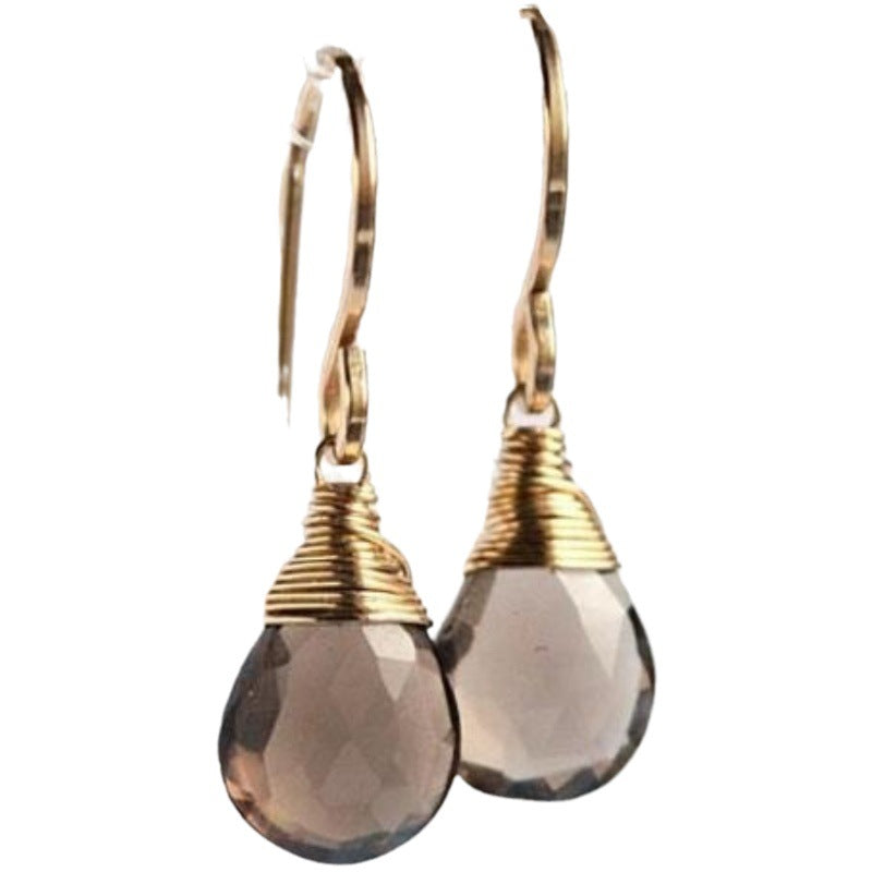 Smoky Quartz Earrings