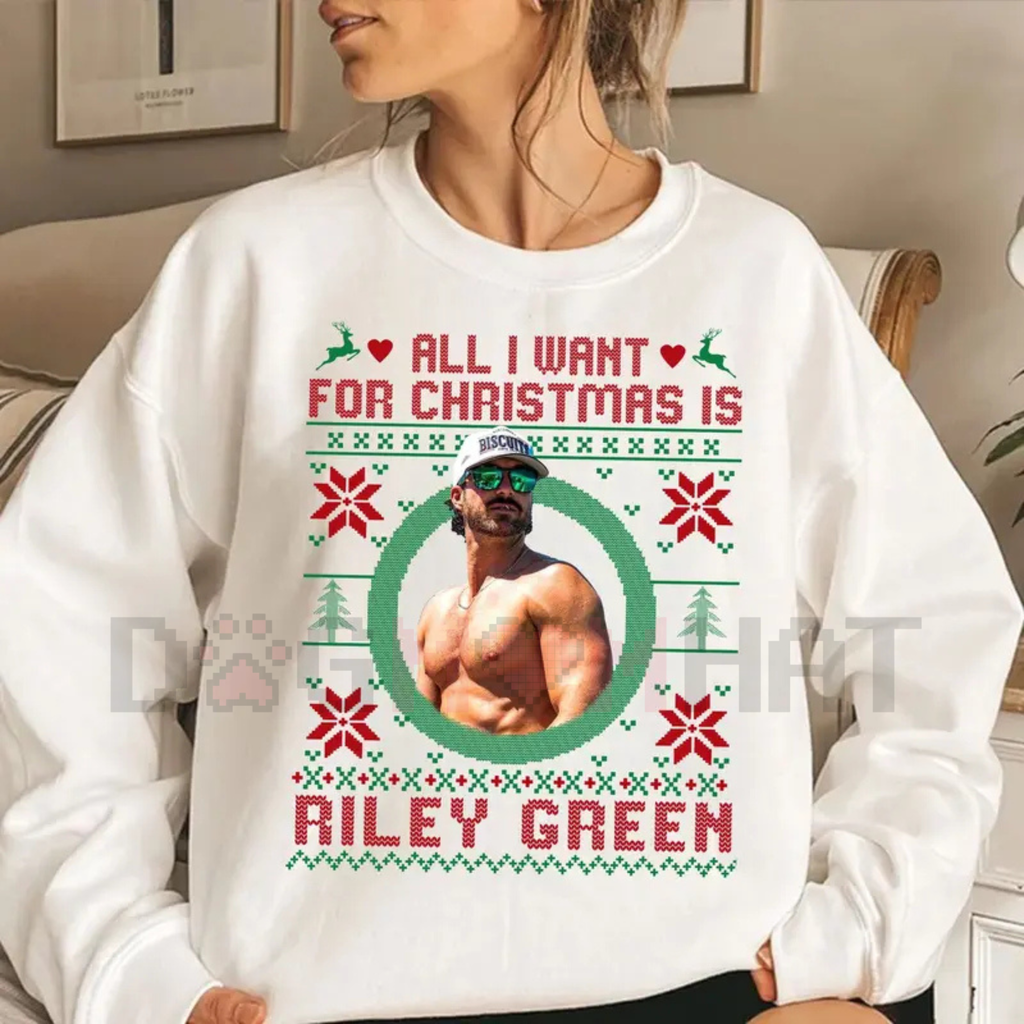 "All I Want For Christmas Is" Retro Country Music Sweatshirt