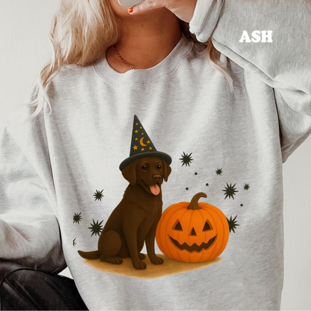 Halloween Witchy Dogs Shirt or Sweatshirt – Cute Unisex Fall Graphic Tee, Relaxed Fit - Part1