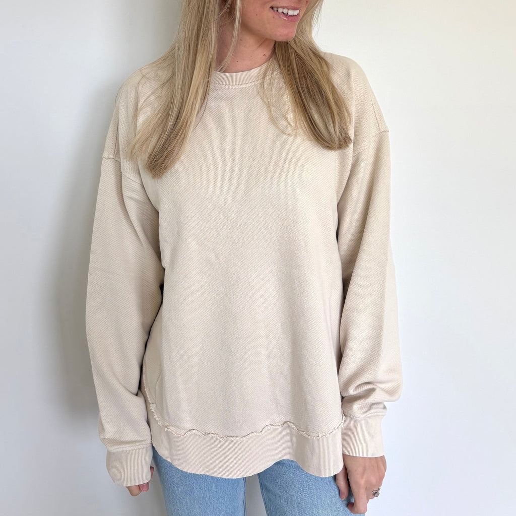 Tapioca Oversized Terry Poncho
