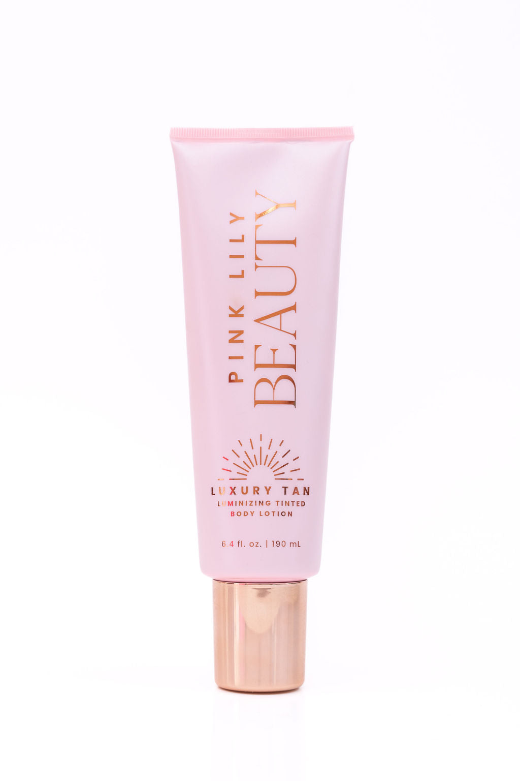 Pink Lily Luxury Tan Luminizing Body Lotion - Beachy Glow (Light) FINAL SALE