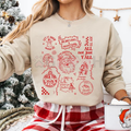 Doodle Christmas Liberal Values Sweatshirt
