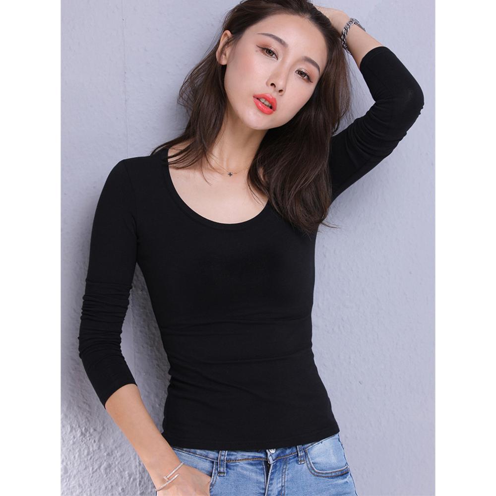 Women's Long Sleeve Cotton T-Shirt
