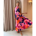 Spring Summer Halter Pleated Dress Casual Loose Vacation Women Clothing Dress