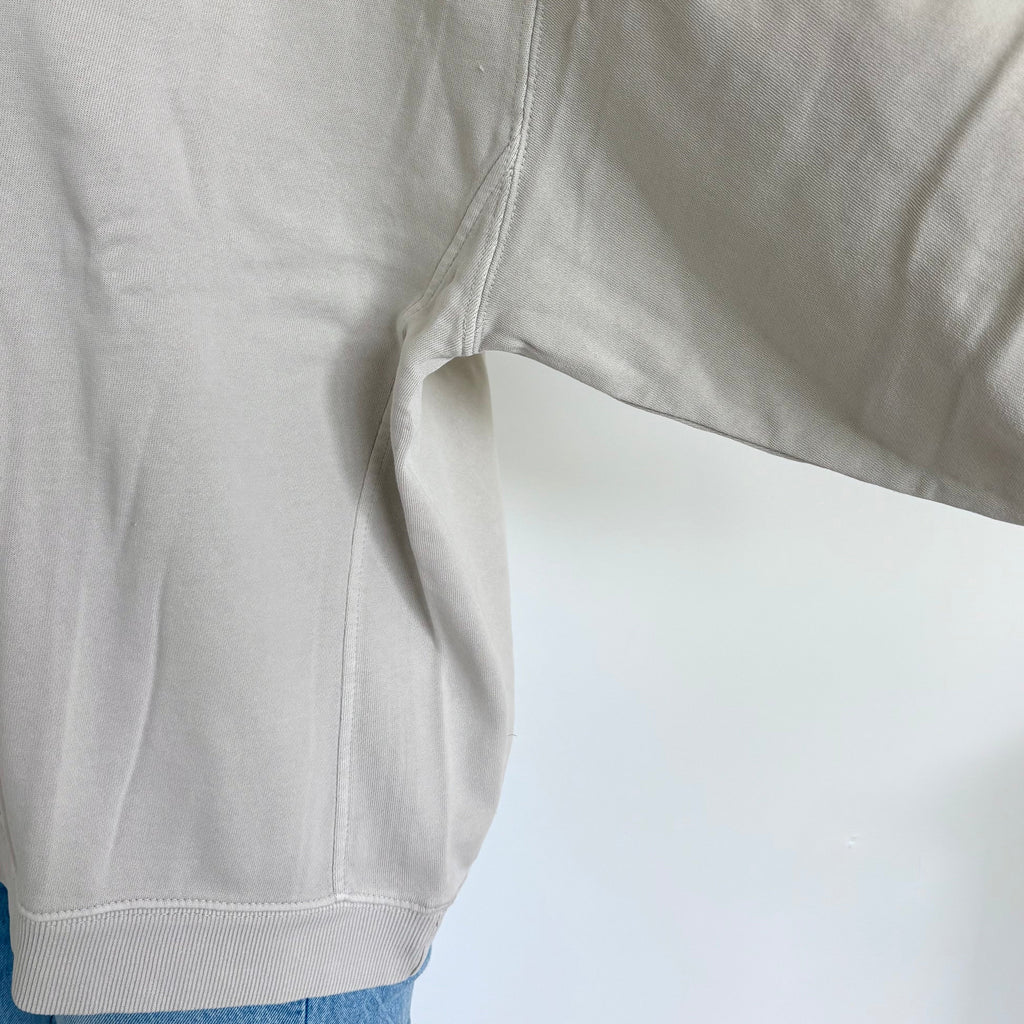Bone Oversized Boxy Crew
