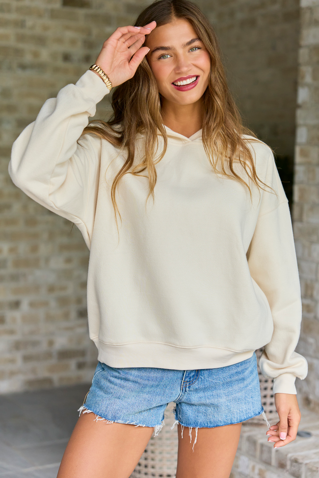 Everyday Ease Cream Hoodie