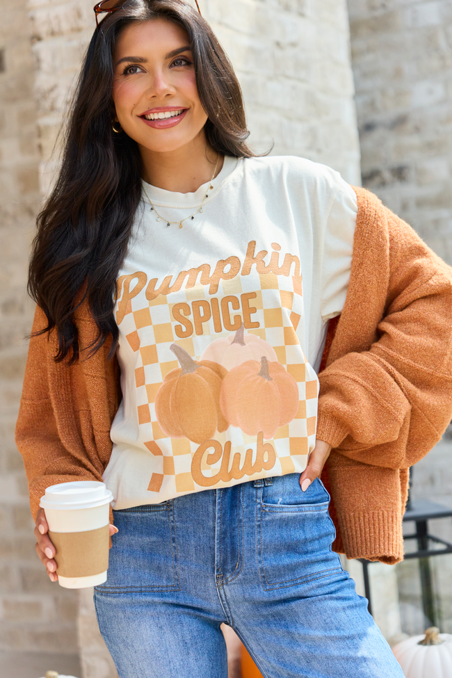 Pumpkin Spice Club Ivory Comfort Colors Graphic Tee