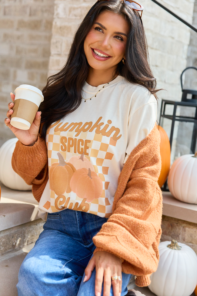 Pumpkin Spice Club Ivory Comfort Colors Graphic Tee