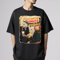Vintage Horror Cartoon Character T-Shirt - Stylish Halloween Casual Top