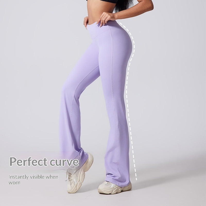 Women's Wide-leg High-waisted Slim-fit Flared Pants