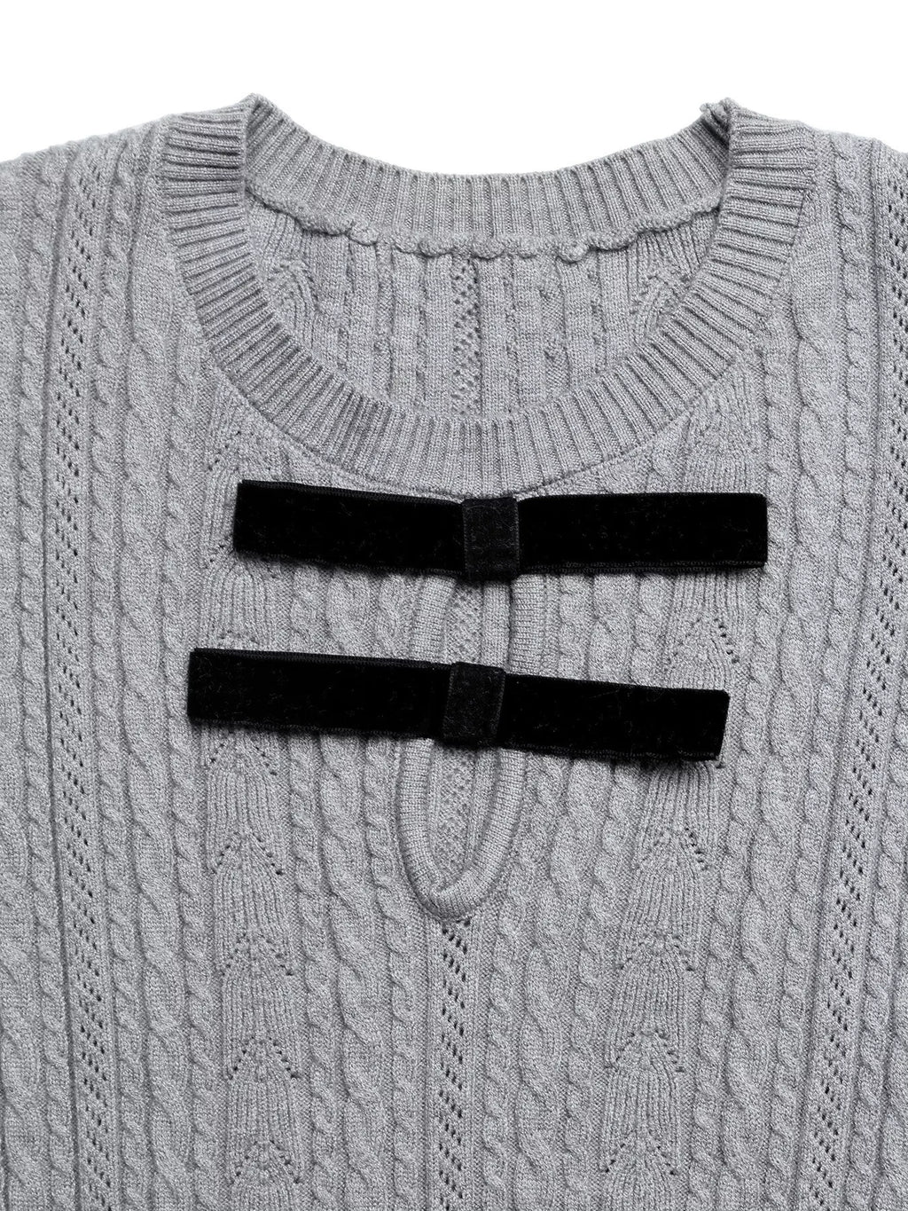 Cable Knit A-Line Sweater Dress
