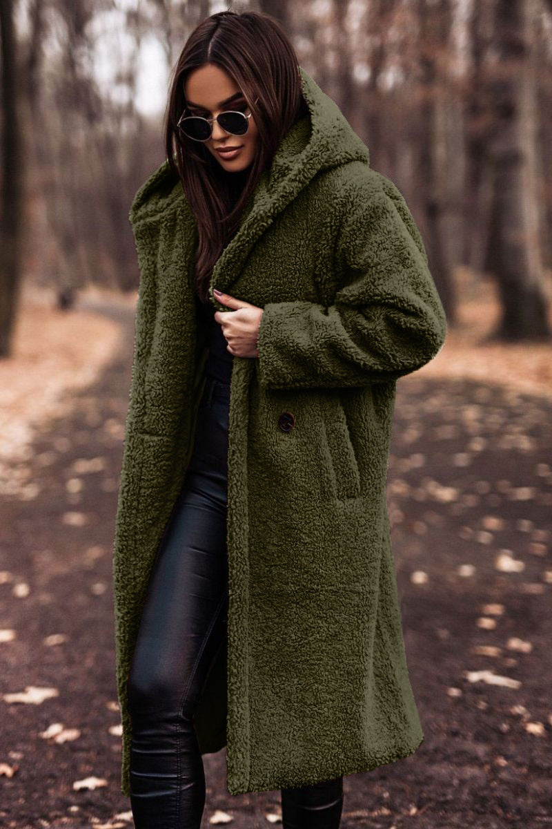 Women's Faux Fleece Teddy Coat