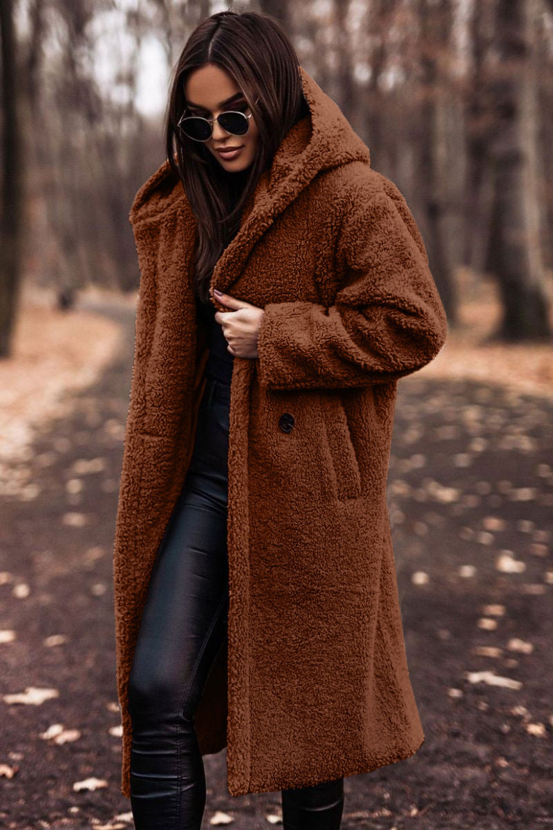 Women's Faux Fleece Teddy Coat