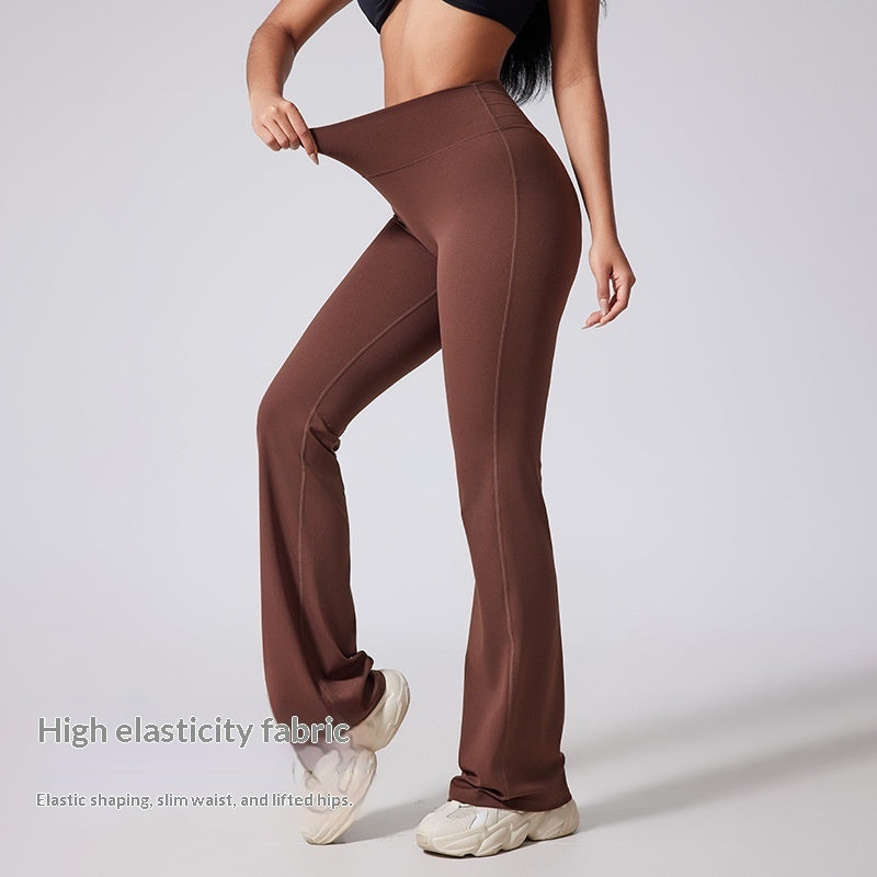 Women's Wide-leg High-waisted Slim-fit Flared Pants