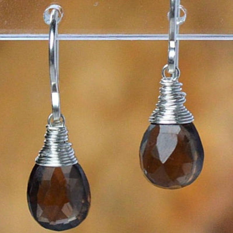 Smoky Quartz Earrings