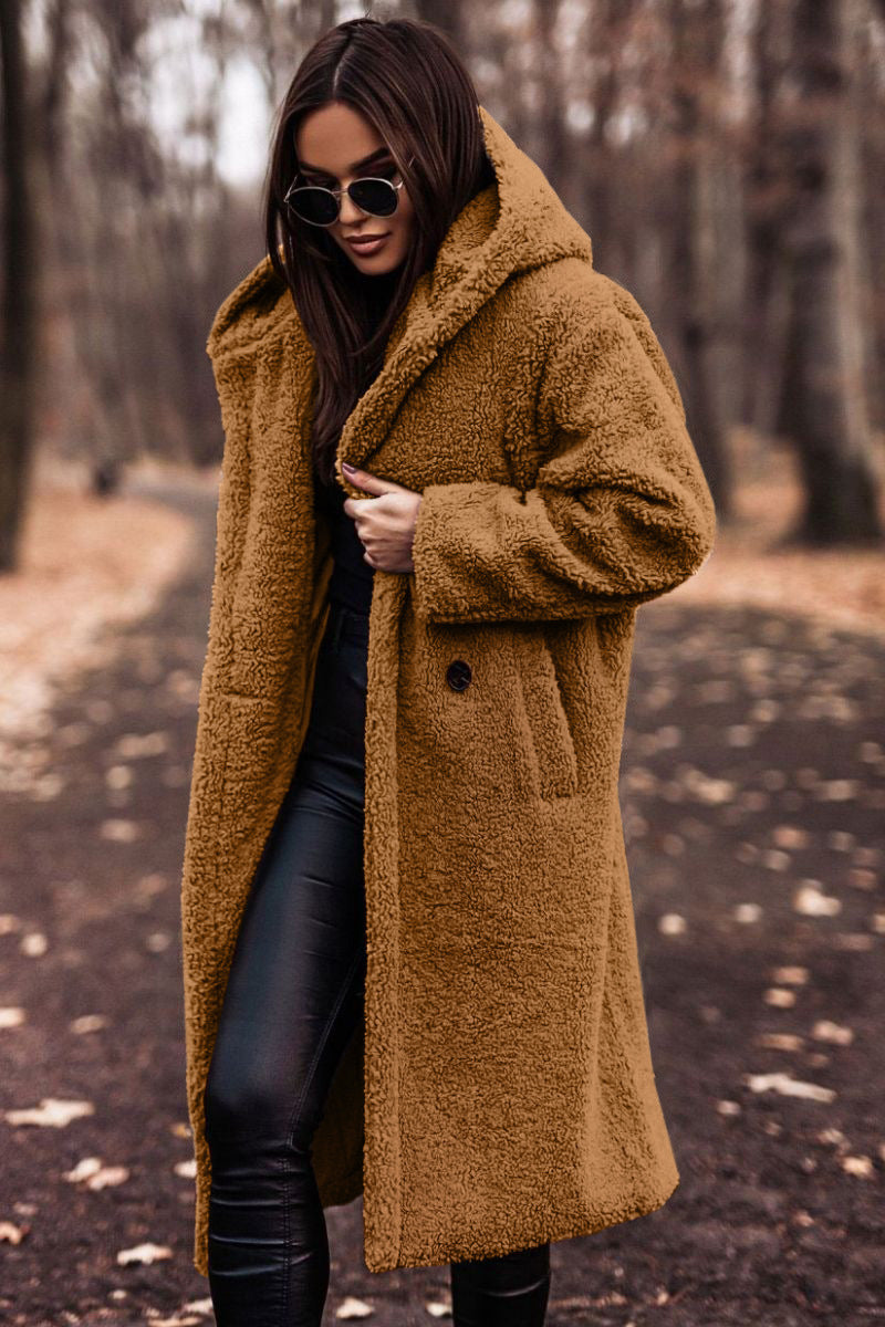 Women's Faux Fleece Teddy Coat