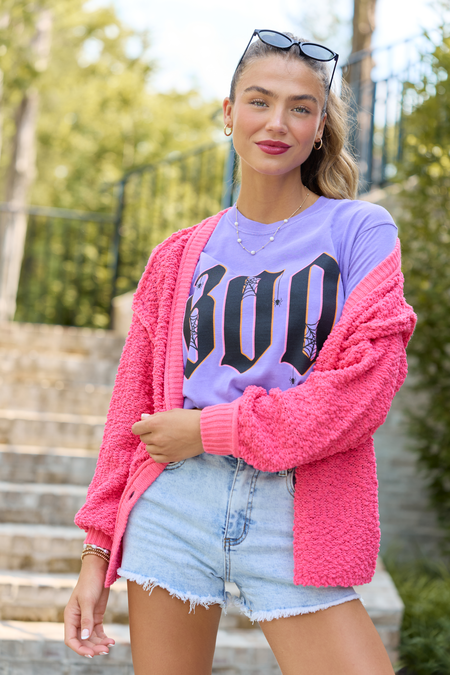 Boo Violet Graphic Tee
